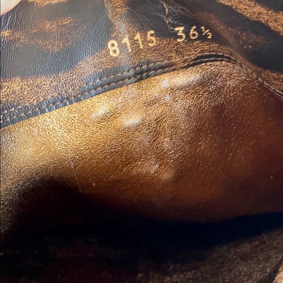 Dolce&Gabbana green, brown and red riding boots - Picture 14 of 14